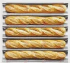 Противень алюминиевый для багетов APACH Chef Line LT42 600х400х10 5 волн