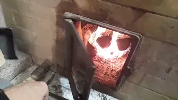Подовая печь спустя  время...