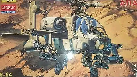 Обзор 1/72 AH-64 АПАЧ от Моделиста